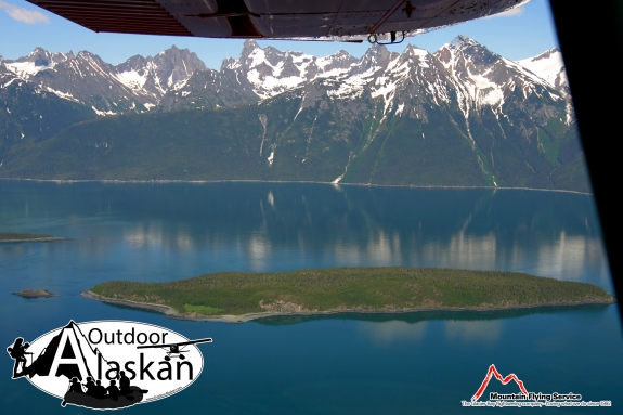 Anyaka Island sit in Lynn Canal just south of Haines.