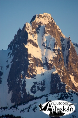 The middle peak of Mount Emmerich. Taken May 26, 2013.