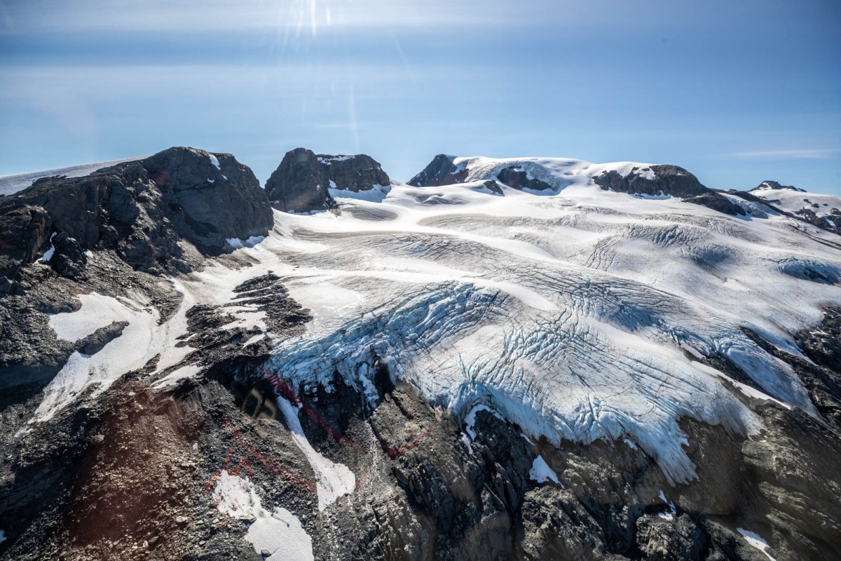 The east end of Hogback Glacier.