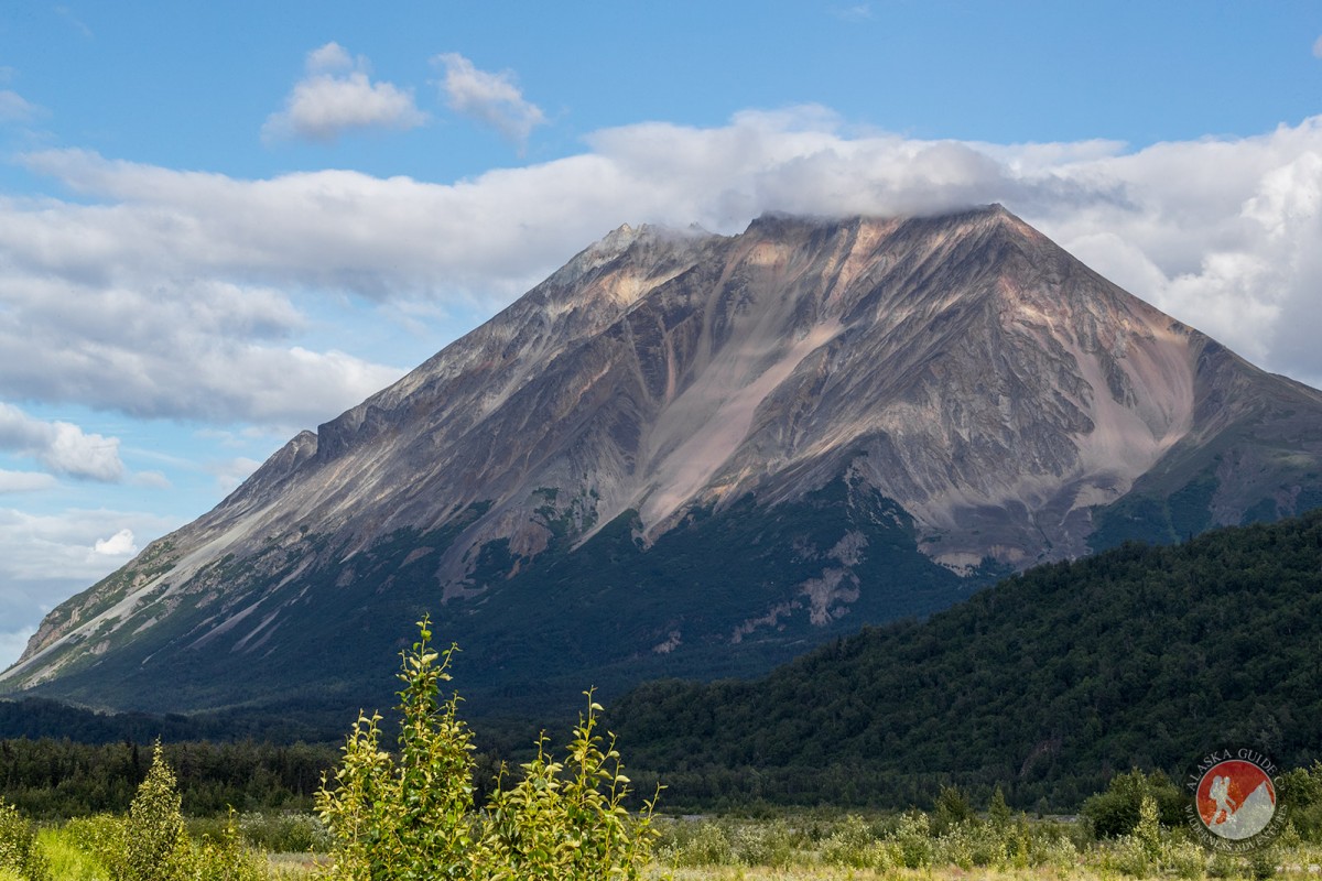 Kings Mountain from the west along Glenn Highway.