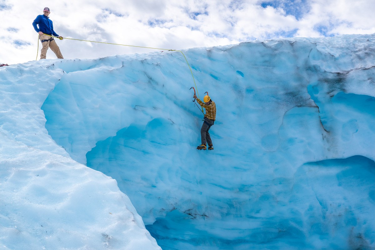 Summer glacier ice climbing tours out of Valdez.