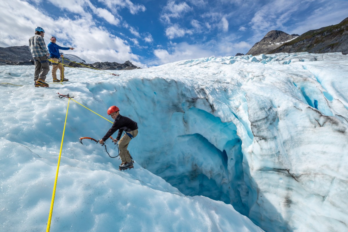 Our Valdez summer ice climbing tours are great for people of all ages.