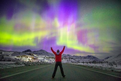 Our northern lights tours chase the lights and weather to observe the best auroras.