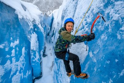 Glacier Blue Ice Climbing