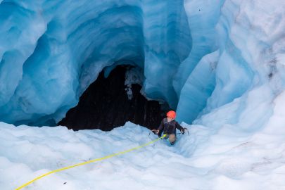 Our summer ice climbing tours are a high adventure family tour great for ages 11 and up.