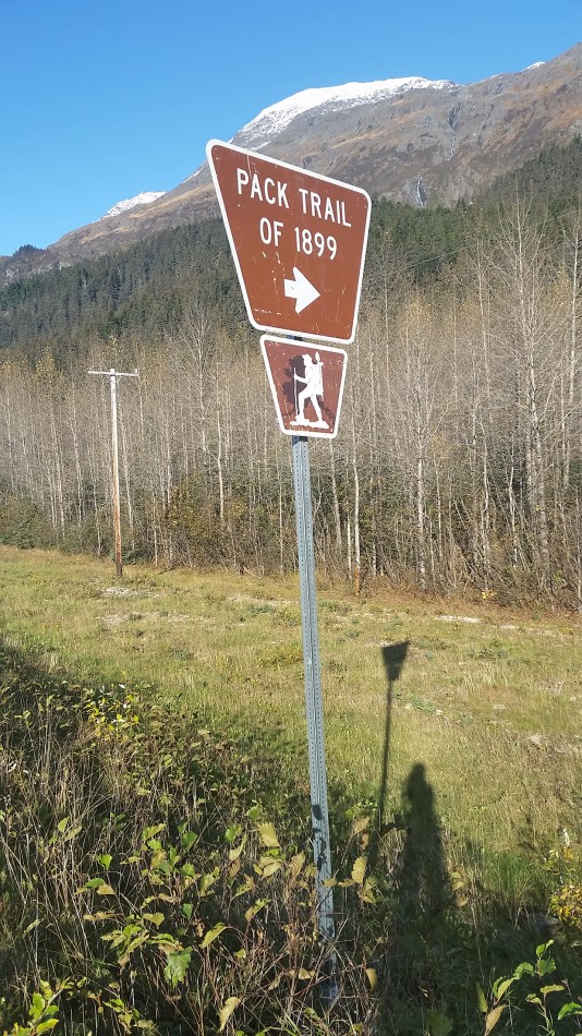 Trail head sign