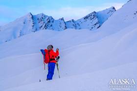 Stopping to take a picture while skinning up Diamond.