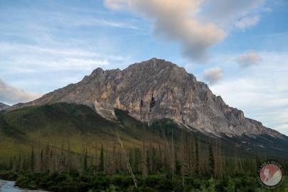 The west face of Dillon Mountain. August 2023.