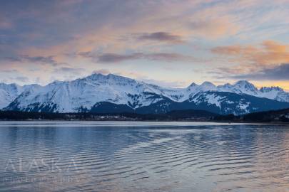 The Chilkat Range behind Haines, Alaska.