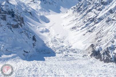 Hidden Creek Lake, on the west side of Kennicott Glacier.