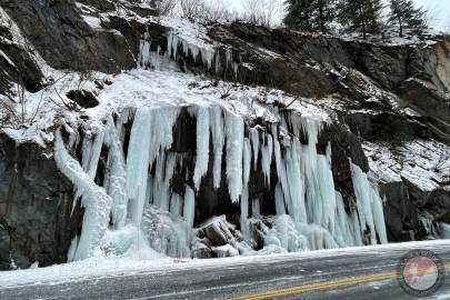 Jaws Wall, Keystone Canyon, Valdez, Alaska.