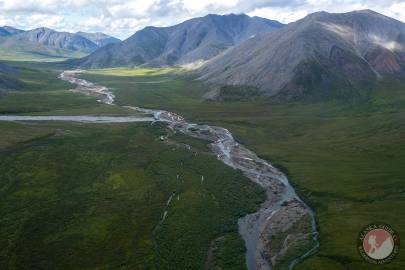 Looking north down Juniper Creek roughly 19mi downstream from its origin. August 2023.