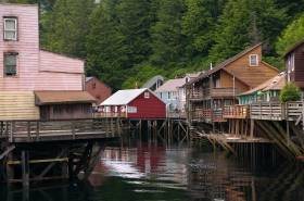 Creek street is one of the most iconic scenes of Ketchikan.