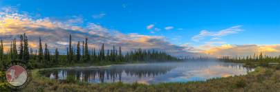 Lake L620498W4649 at sunrise. June 2017