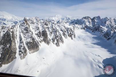 Dragon Spine, Dragons Head, Scimitar, Peak 6835, in Little Switzerland, Alaska Range.