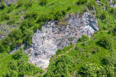 Lookout Rock a great rock climbing crag in Valdez with excellent views.