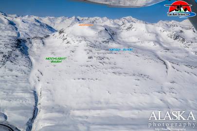 Moonlight Basin on Thompson Pass, Valdez.