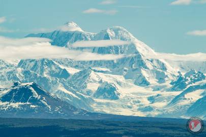 Looking out at Mount Hayes from the Denali Highway.