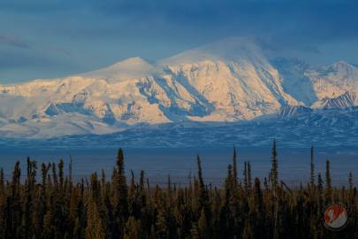 The southwest face of Mount Sanford.