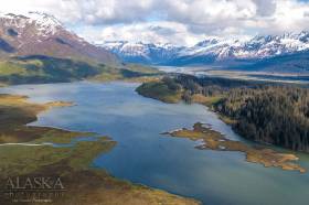 Looking east down Robe Lake.