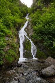 Looking up at Rudleston Falls from the bottom of the falls.