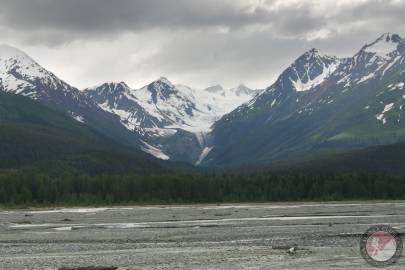 Saksaia Glacier from the Haines Highway, July 1, 2011.