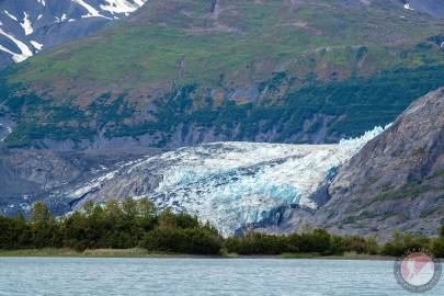 Looking at Shoup Glacier from Shoup Bay.