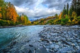 The bend to where you pull out of Tsina River before it flows down in to the canyon.