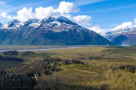 Looking out at West Peak from above Robe Lake.