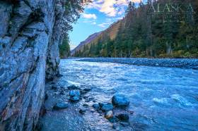 Looking up Wortmanns Creek from where it exits the canyon.