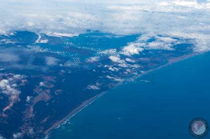 Bering Glacier and Vitus Lake with the surrounding area.