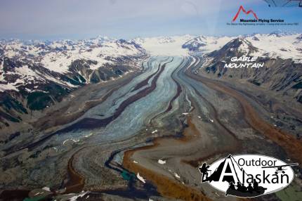 Carroll Glacier and Gable Mountain. July 2009.