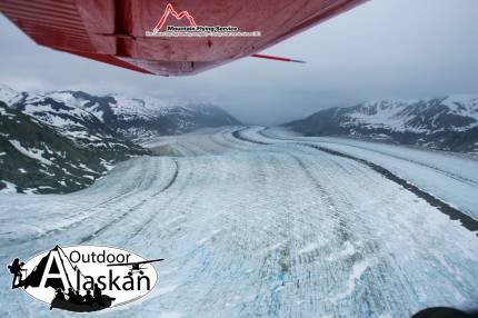 Looking down Casement Glacier. June 2010.