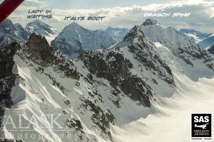 Looking southwest into Little Switzerland, down the ridge that leads northeast off Dragon Spine.