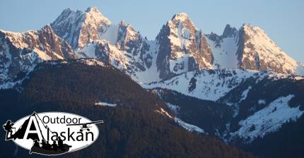 Mount Emmerich (aka The Cathedrals) in the evening sunset. Taken May 26, 2013.