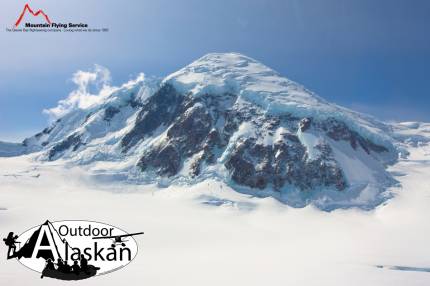 The Canadian side of Mount Fairweather, the typical base camp for summiting attempts. July 2009.