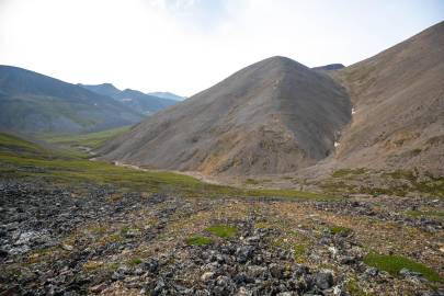 Dropping over the pass.