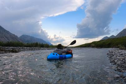 Packrafting Eagle Creek, ANWR